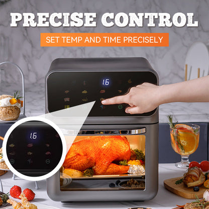 🔥60% de réduction - SOLDES🍳🍗Friteuse à air chaud multifonction avec écran tactile | Livraison gratuite✈️