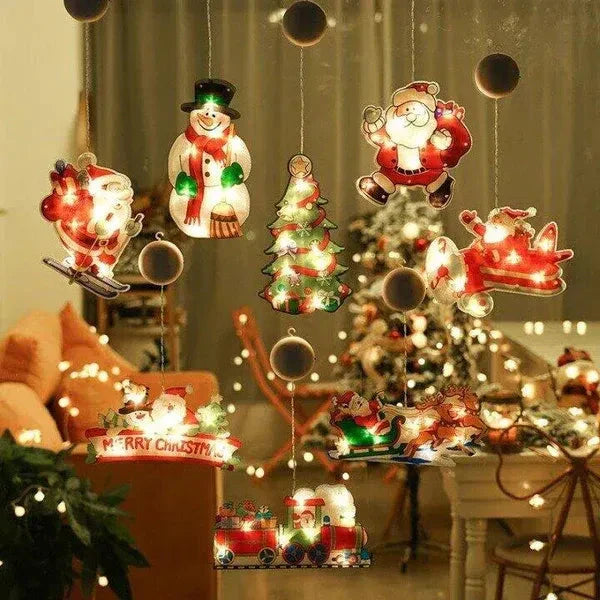 🎄Vente de Noël anticipée -50% de réduction🎊Lumières à ventouse pour fenêtre de Noël🎅